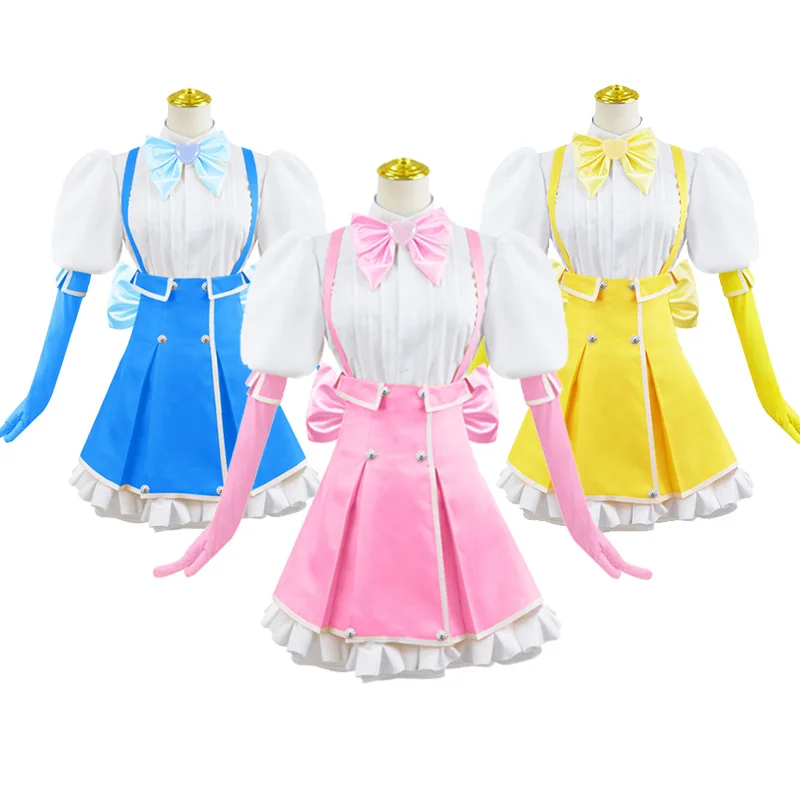 

Hanabishi Haruka Cosplay Costume I Admire Magical Girls, And... Minakami Sayo Combat Uniform Skirts Tenkawa Kaoruko Dressing Up