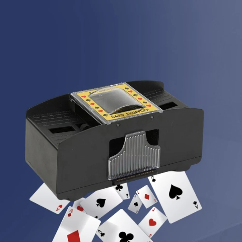 Shuffler Mixer Games Automatic Playing Card Shuffling Machine USB Battery Operated Electric Poker Card Shuffler for Home Party