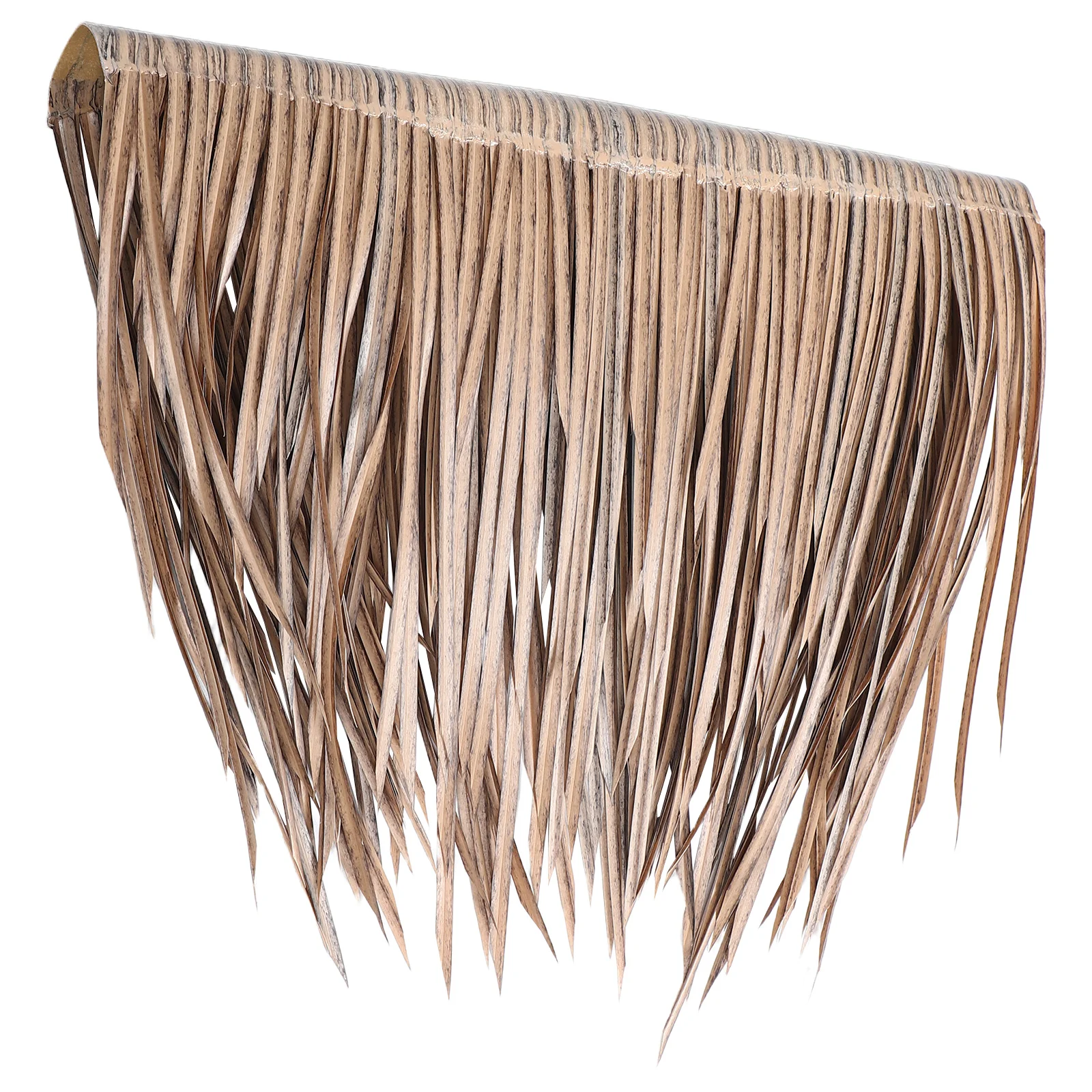 

1 Roll Simulated Roof Thatch Plastic Artificial Straw For Garden Decoration Durable Weather Resistant Easy Install