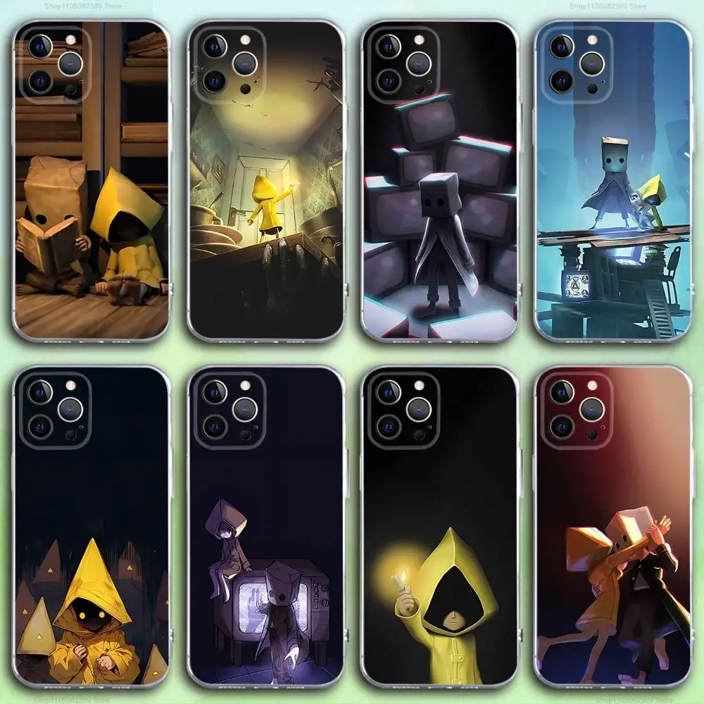 

L-Little Game N-Nightmares Phone Case For iPhone 17,16,15,14,13,12,11 Pro,Max,Plus,X,XS,XR,SE4,E Mini Transparent Soft Cover