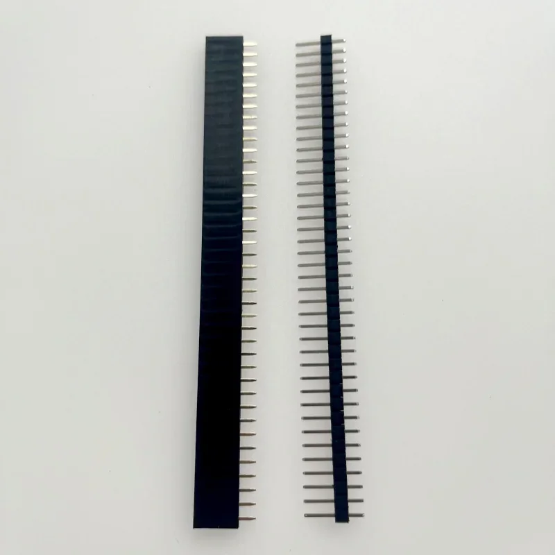 Picture 5: 10Pcs 2.54mm 40 Pin 1x40 Single Row Male And Female 2.54 Breakable Pin Header PCB JST Connector Strip For Arduino DIY Kit
