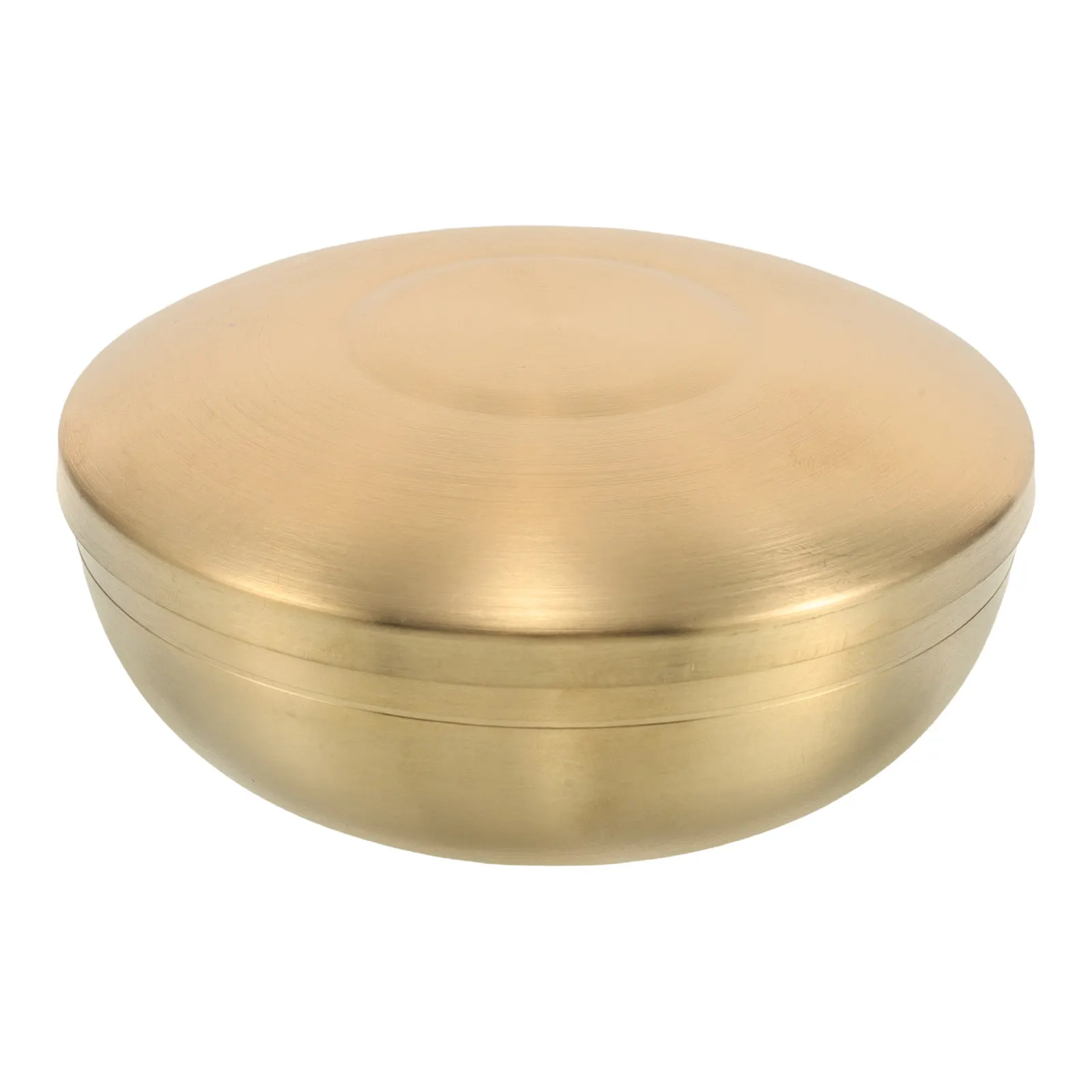 Tazón de Sopa Estilo Coreano de Acero Inoxidable 304 con Tapa, Resistente al Óxido, para Servir Arroz al Vapor, Salsas, Uso en la Escuela, Oficina y Cocina