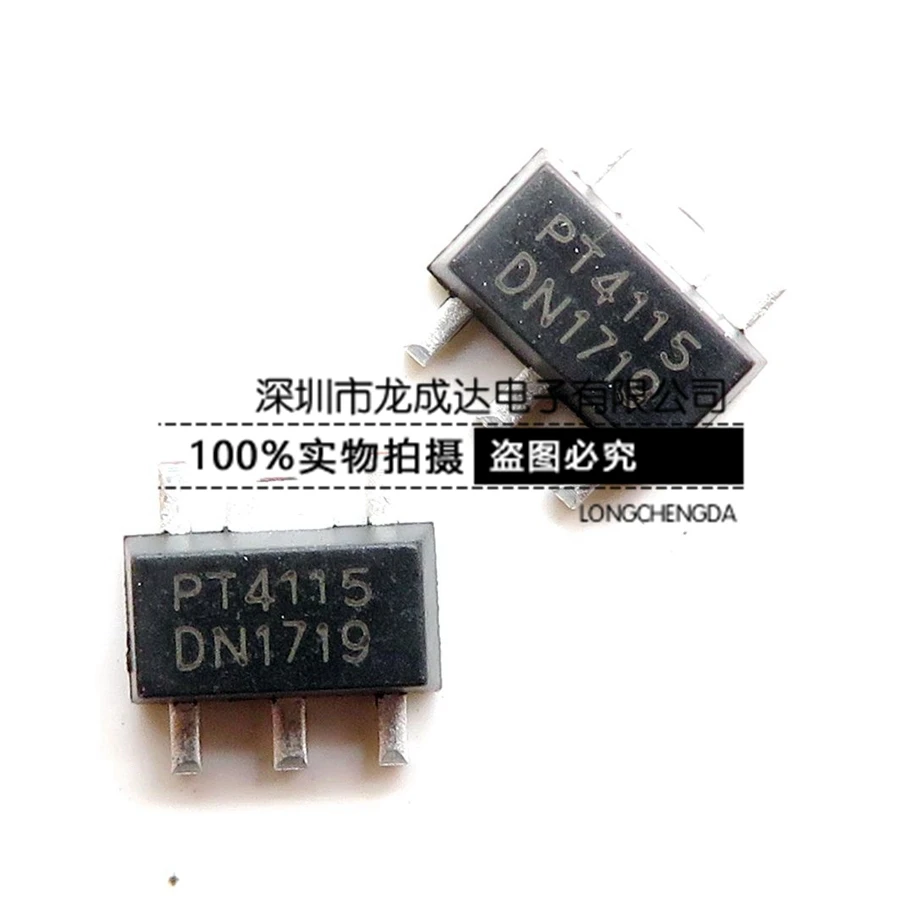 

30pcs original new PT4115B89E PT4115 LED driver 30V1.2A high dimming ratio LED constant current driver SOT89