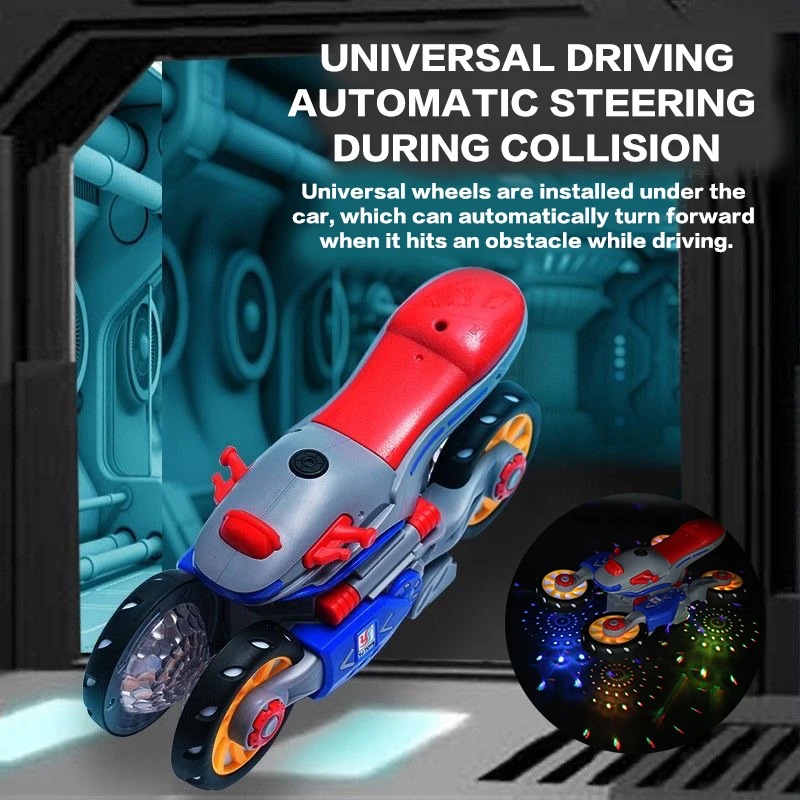 ألعاب أطفال، مؤثرات خاصة، تحولات، دراجات نارية دوارة، ألعاب، إضاءة، موسيقى، هدايا عيد الميلاد للأطفال #5