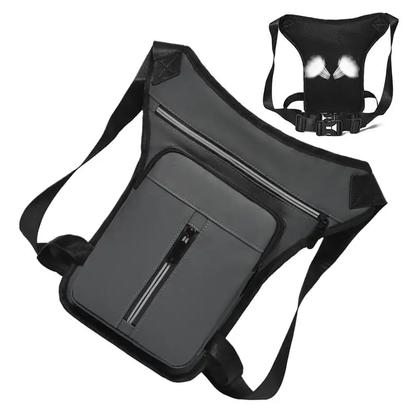 

Thigh Bag For Storage Motorcycle Thigh Purse Storage Bag Waterproof Waist Pack Large Capacity Organizer For Outdoor Running