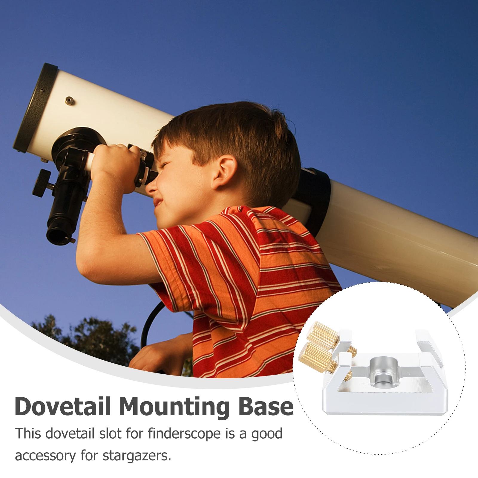

1pc Aluminium Alloy Dovetail Base For Telescope Mounting Slot Plate Groove Bracket Stargazing Astronomy Accessory