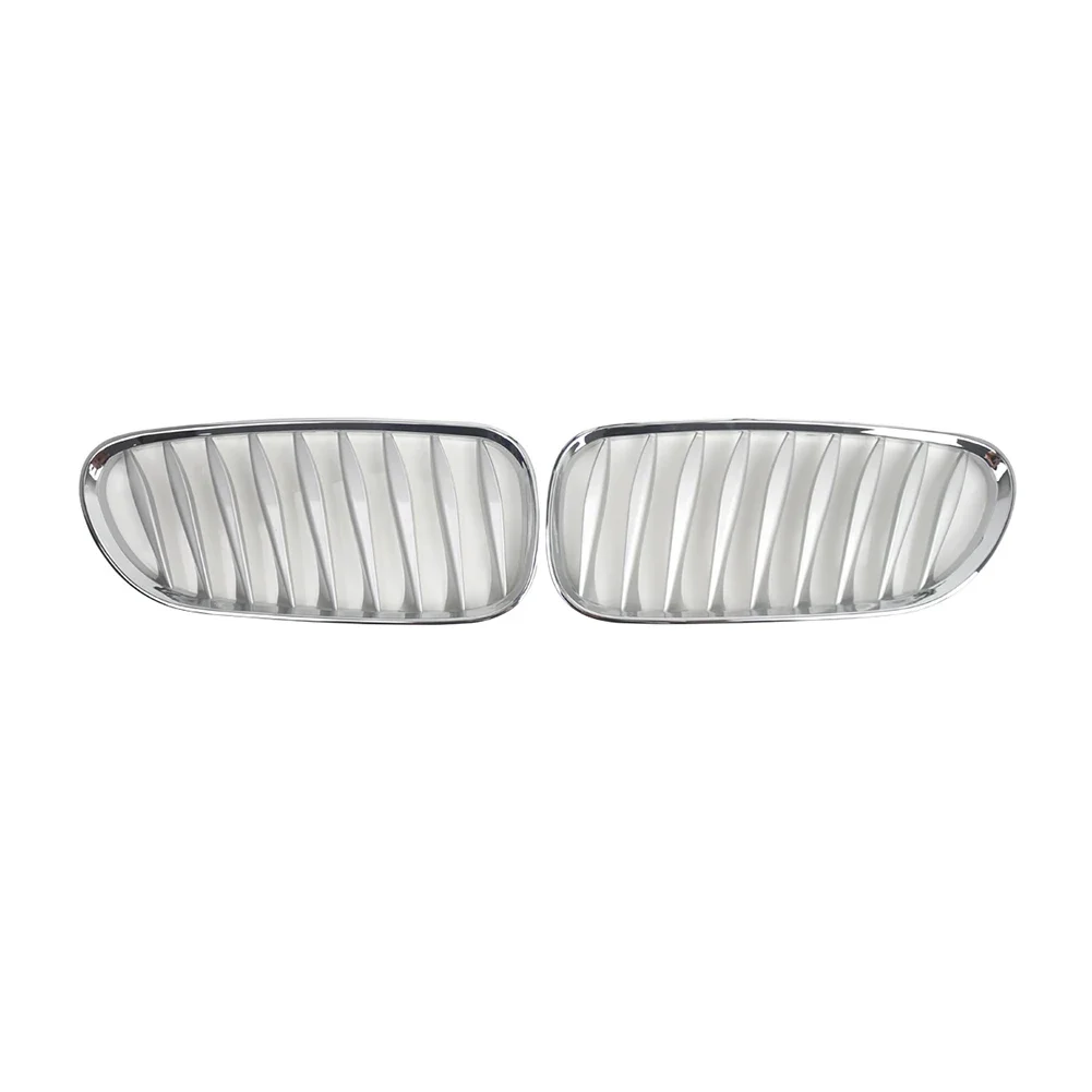 

2 шт. впускная решетка для BMW Z4 E85 2003-2008, однолинейная гальваническая сетка 51117117757 51117117758 51137051957 51137051958