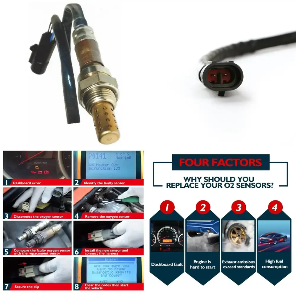 

Датчик кислорода O2 для мотоциклов Harley Davidson 932-12003 27683-07 93212003, датчик выхлопных газов, совместимый с Harley