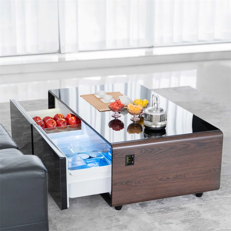 

Home Living Room Double Door Refrigerator Smart Furniture Smart Coffee Table