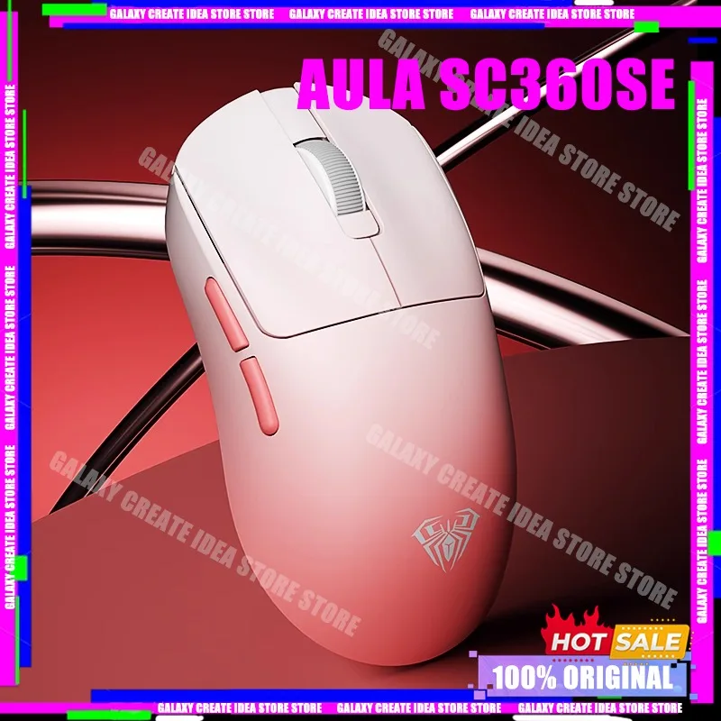 جديد Aula SC360SE ماوس لاسلكي سلكي 2.4G بلوتوث 800mah خفيفة الوزن لعبة رياضية إلكترونية ماوس دفتر ملحقات كمبيوتر مكتبي #1