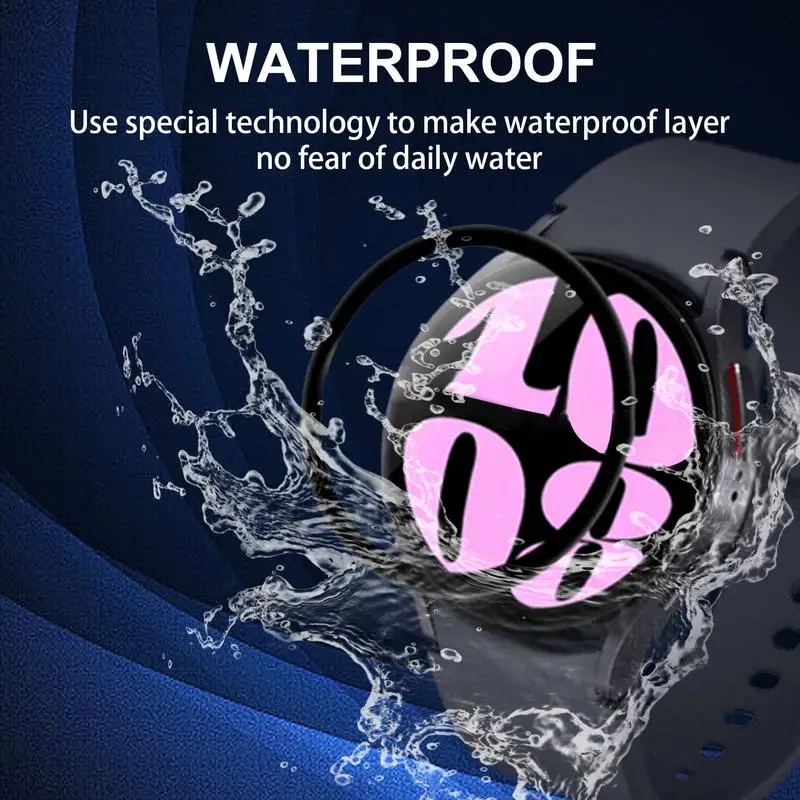 Zachte Schermbeschermfolie Bumperhoes Beschermfolie Anti-Vingerafdruk Hoes Zachte Film Hd Smartwatch Anti-Krasbescherming