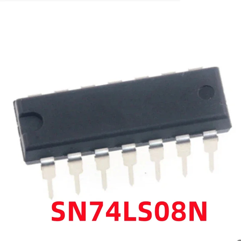 1PCS 74LS08N SN74LS08N  DIP14 New Encapsulates Four-way 2-input and Gate Direct Insertion