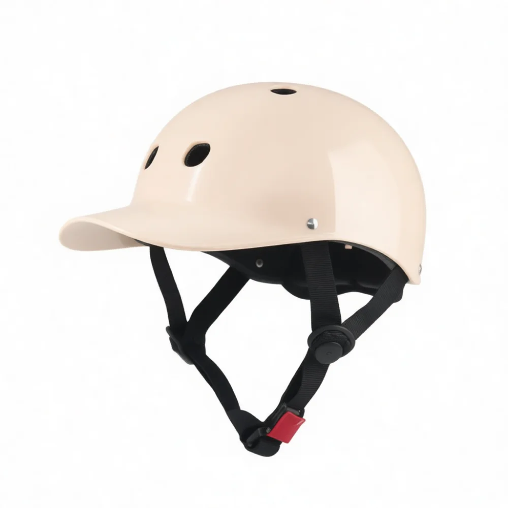 Motorcycle Helmet Baseball Cap Style Half Face Safety Hat Breathable Lightweight Scooter Electric Bike Protective Headgear 3C