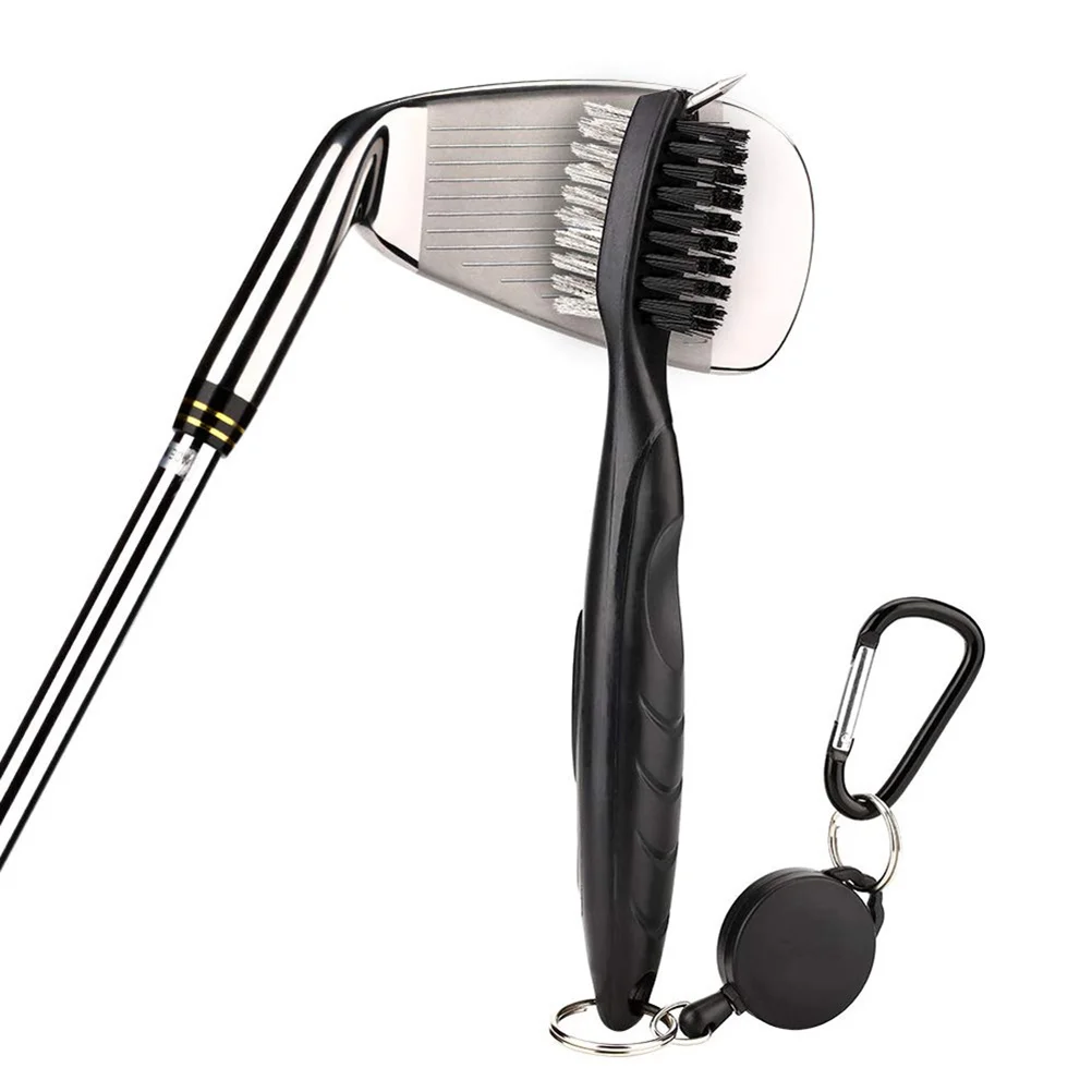 1 مجموعة نادي الغولف الأخدود مبراة مجموعة أدوات دائم النايلون الصلب شعيرات فرشاة لتنظيف صيانة المحمولة تصميم الربيع #1