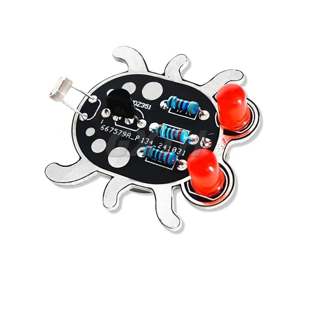 Electronic DIY Light Control Lamp Learning And Welding Fun Kit LED Light Emitting Tube Module Handmade Weevil DIY Bulk Parts