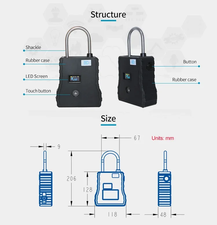 HHD G420N Smart Container Eseal Lock