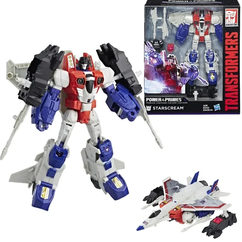 In Stock Genuine Hasbro Transformers Power of The Primes V Level Starscream Autobot Action Figures Boy Toy Gift Model Collection