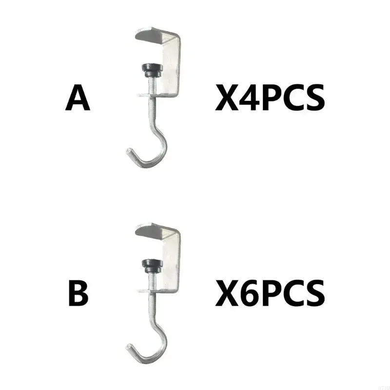 

Delicate And Stylish Handbag Hangers Silver Iron Table Hooks Table Bag Hanger Desk Organizers For Bags And Backpacks M4YD