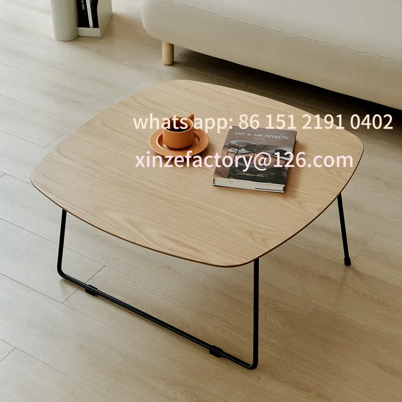 

Customizable room low corner balcony small tea coffee table combination small wooden table bay window table