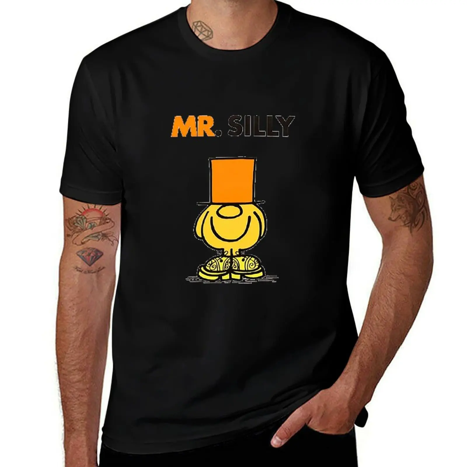 

MR.SILLY T-Shirt t shirts for man slim fit man t shirts high quality luxury brand t shirts for man graphic tees T-Shirt