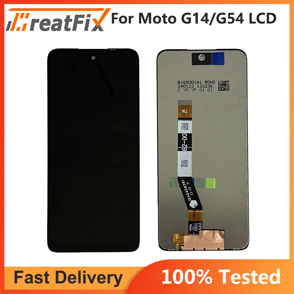 

New 6.5" Display For Motorola Moto G14 PAYF0010IN LCD Display Touch Screen Digiziter Assembly For Motorola Moto G54 LCD