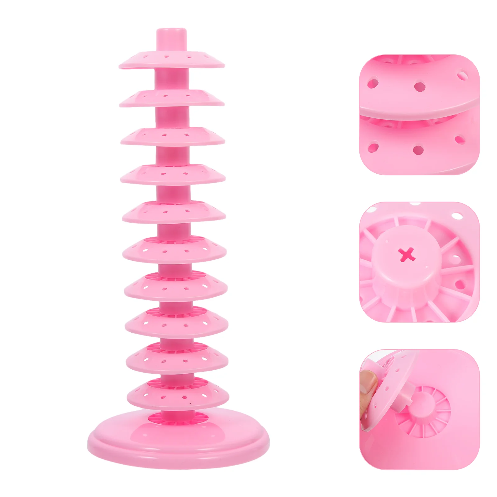 

Lollipop Holder Convenient Storage Detachable Rack Multi-use Stand Stands Dessert Display Practical Tiered for Pp Holders