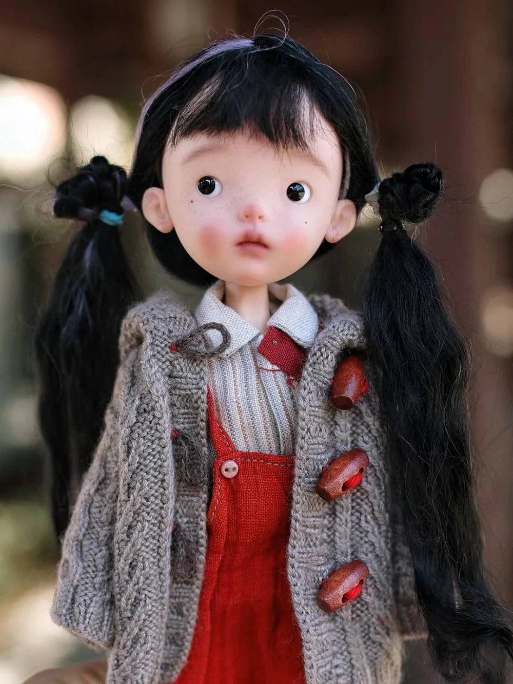 New sd 26cm sd BJd Doll-1/6 Pretty Girl lamdoudou Resin Model Series Toy Birthday Gift DIY Makeup  Free transport