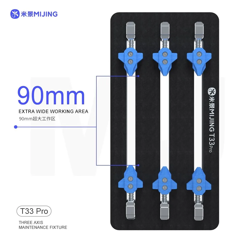 Mijing T33 pro Three Axis Motherboard Maintenance Fixture for Mobile Phone BGA CPU IC Chip Clamping Fixed Repair Tool