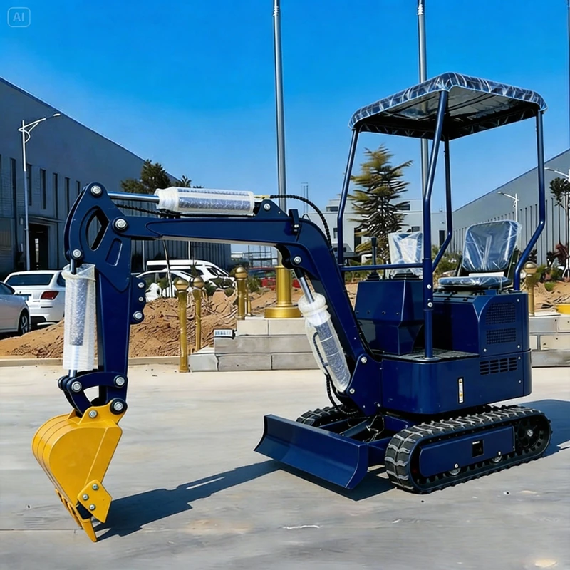 

Мини-экскаватор YANMAR 1.2 тонны с дизельным двигателем Euro 5 EPA для строительных работ