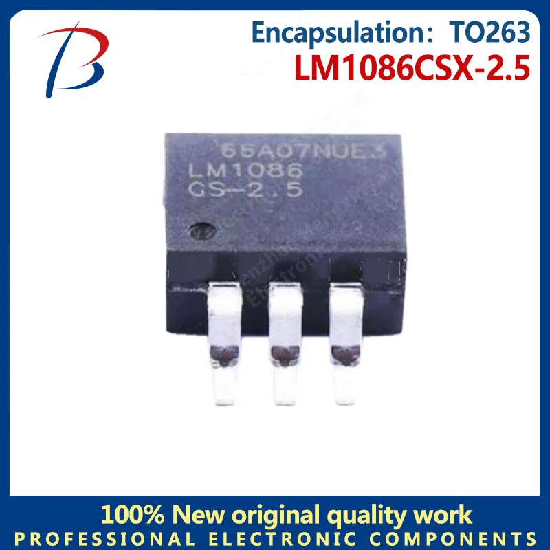 

10PCS LM1086CSX-2.5 Silk screen LM1086CS-2.5 package TO263 linear regulator