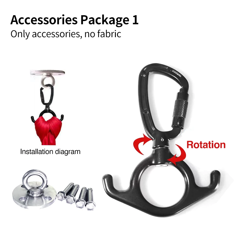 تمارين الأداء الفني اللياقة البدنية النايلون بيلاتيس اليوغا سوينغ الحرير الجوي تحلق أرجوحة مجموعة حزام الرقص حلقة