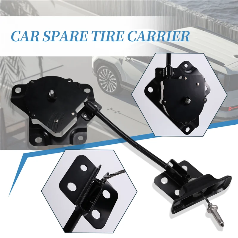 حامل عجلة احتياطية للسيارة Assy 62800-S3000 لشركة Hyundai Santa Fe 2019-2023 حامل ونش رافعة الإطارات الاحتياطية 62800S3000 #4