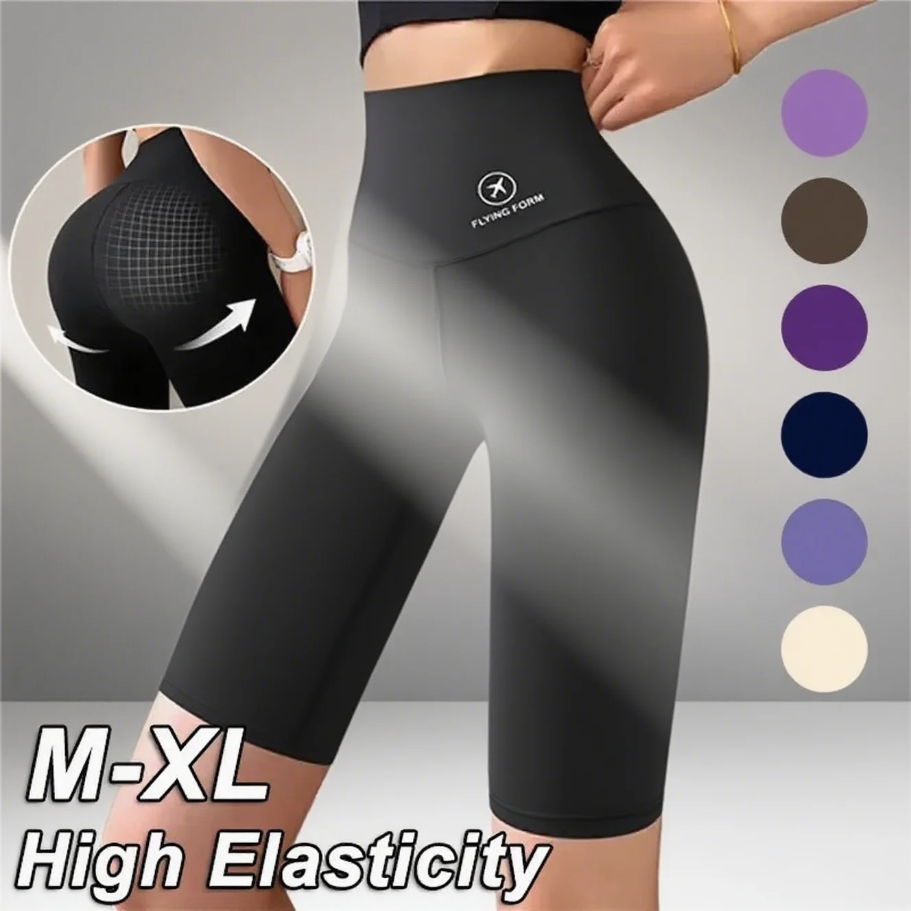 

M-XL pantalones cortos deportivos para mujer, nuevos pantalones cortos para ciclismo, trotar, Fitness, cintura alta, Pues cortos