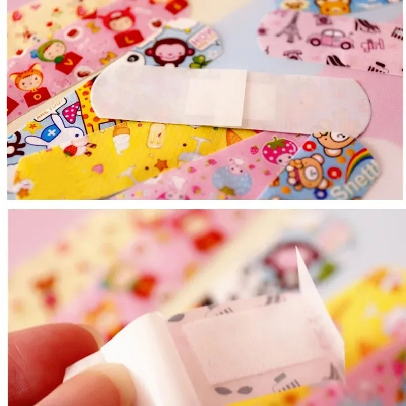 Cartoon Animal Pattern Waterproof Hemostasis Kids Band Aid Stickers Adhesive Bandage Wound Strips Plasters for Children