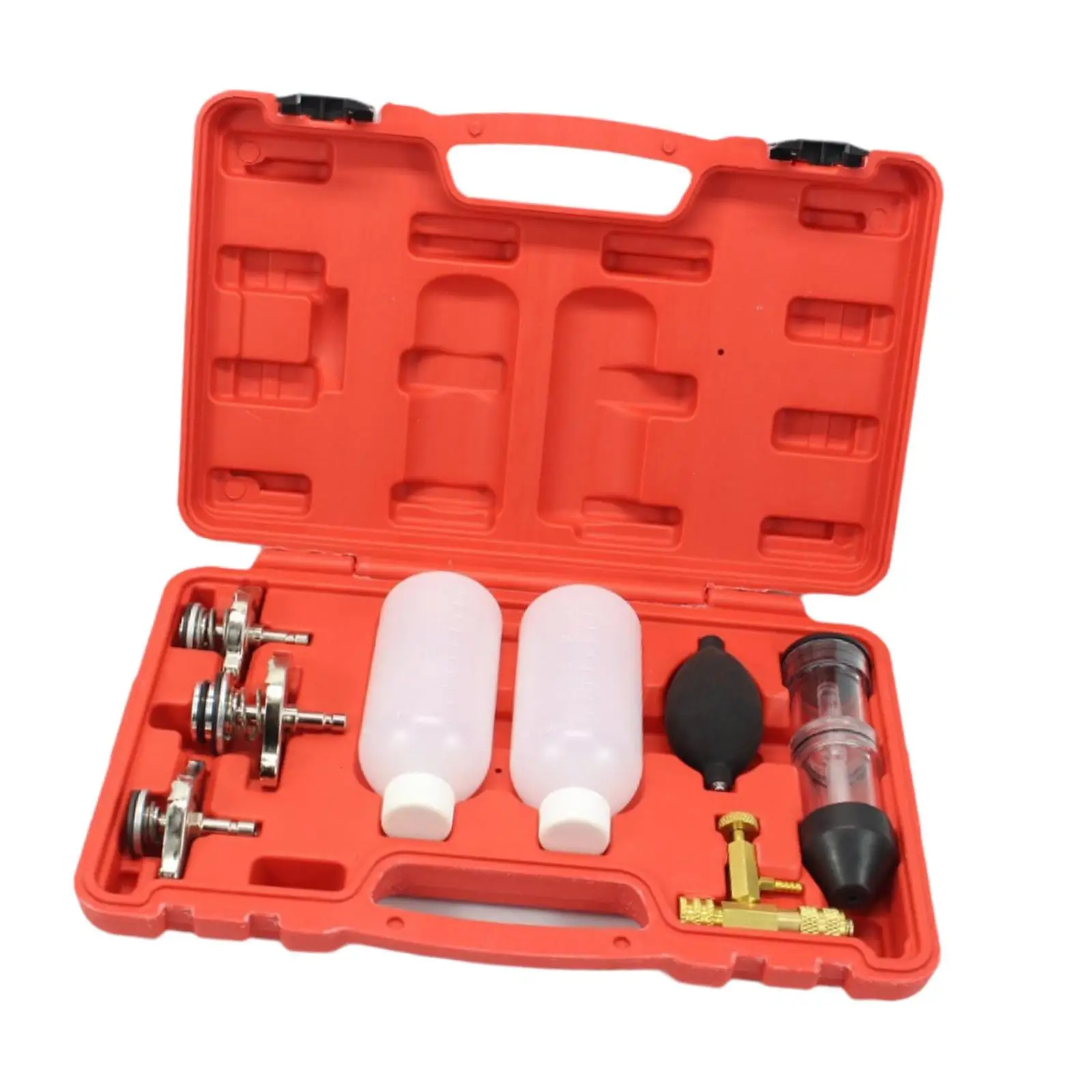 Head Gasket Tester Set Metal PP Material Vacuum Leak Detection with Box for Auto Motorcycle Diagnostics and Repair
