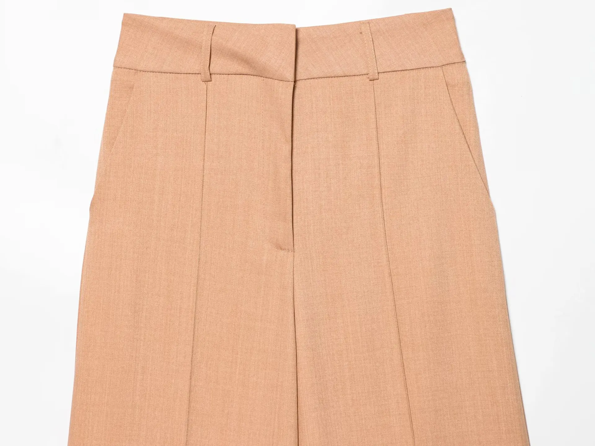 2026 Nieuwe dames minimalistische broek herfst winter casual midden taille zijzak broek vrouwelijke losse mode wijde pijpen broek