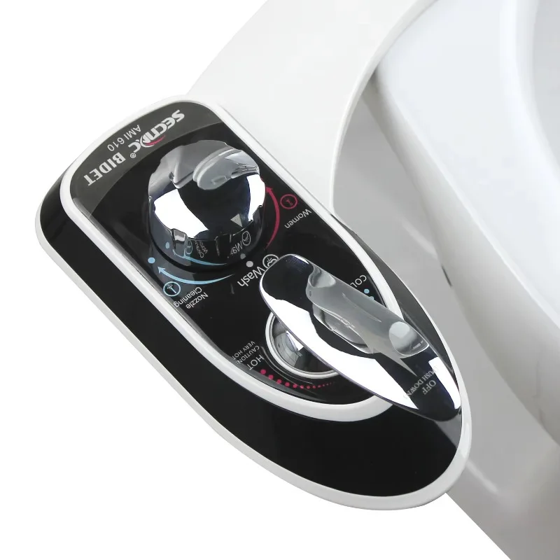 Mechanical modern wall-mounted hot and cold water bidet with self-cleaning function