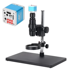 4K UHD Type-C Microscope Camera Parfocal Autofocus Lens Industrial Electronic Digital Microscope for Phone Repair PCB Soldering