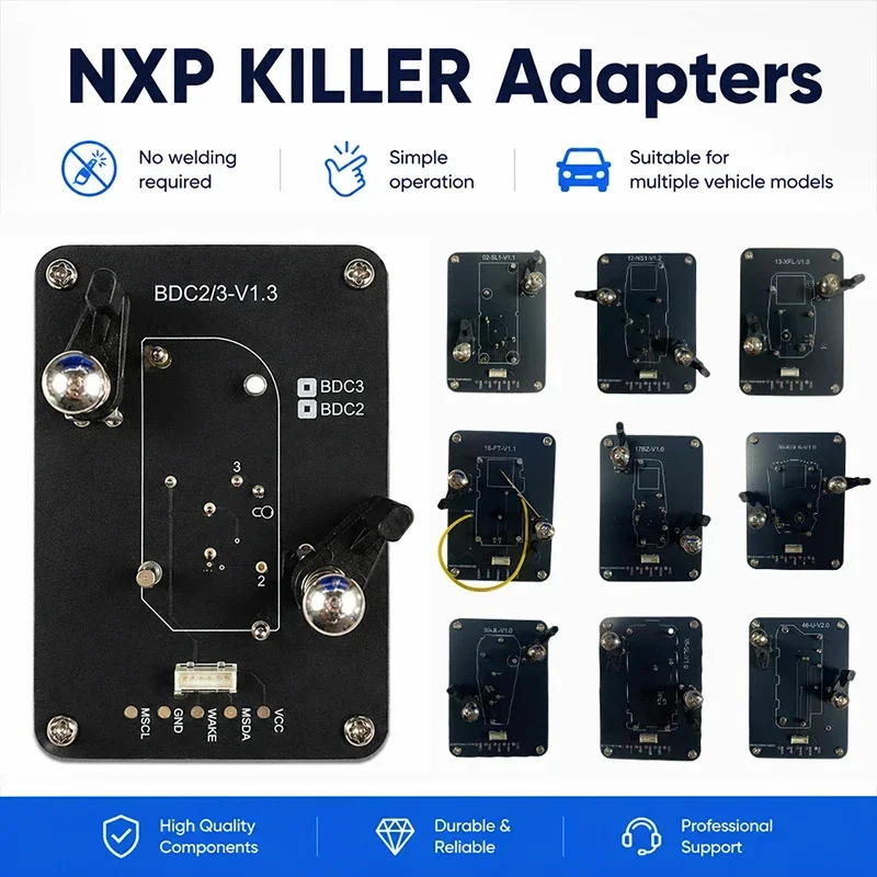 MCKB Hot Sell Adapter For BMW BDC3 Model Work With NXP Killer Solder Free adapter easy to operate Fit For KD X4 VVDI KYDZ Tool
