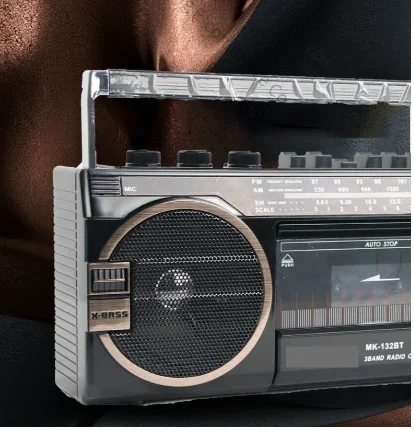 1PC  Tape Radio Recorder New Retro Pop Music Nostalgic Vintage  Tape Radio Recorder