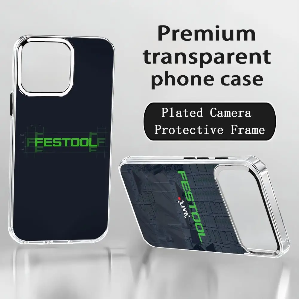 festool festool Phone Case For iPhone 18 17 16 15 14 13 12 11 Pro Max Plus Chrome Button Camera Ring Transparent - Aliexpress Deal