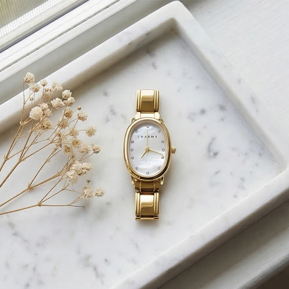 ساعة يد أنيقة بتصميم بيضاوي مز - مراجعة Jewelry Watches Men وسعره
