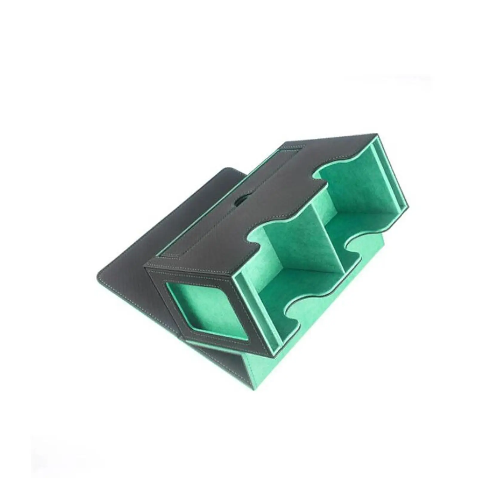 Card Deck Box Collectible Cards Container with 4 Dividers Card Case Premium for 400+ Sleeved Cards Card Storage Case for TCG