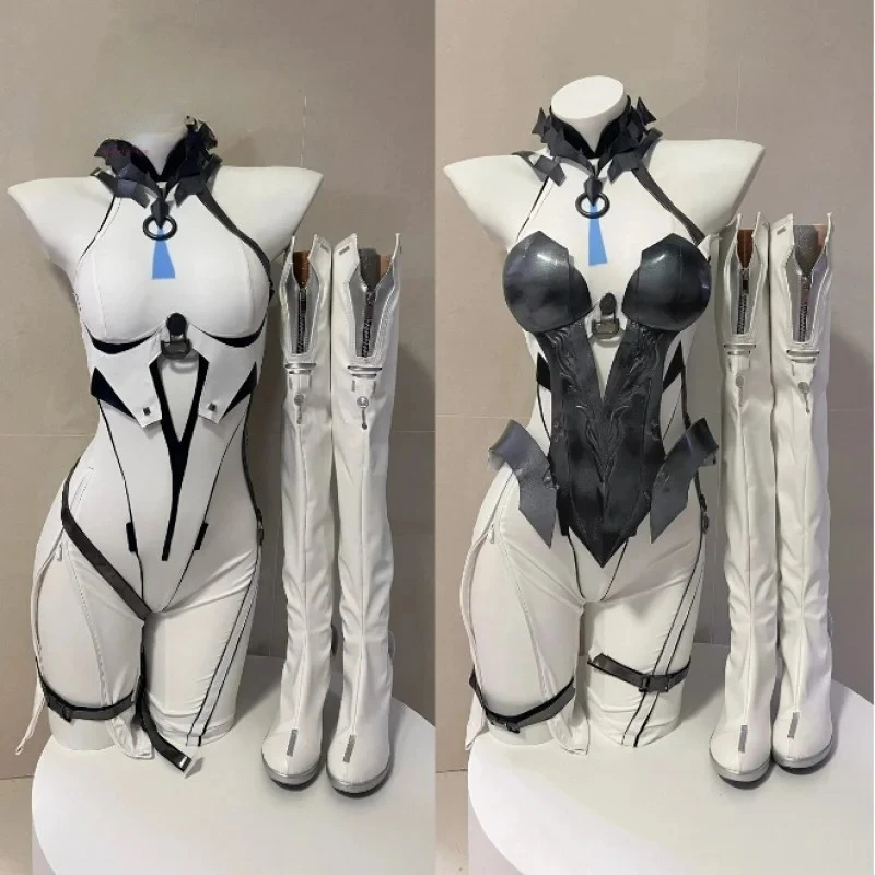 

Игра Wuthering Waves Lupa Косплей Костюм Женский сексуальный комбинезон ожерелье реквизит обувь аксессуары Хэллоуин карнавал новая форма