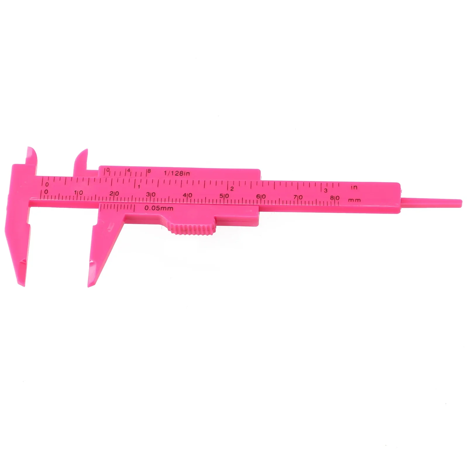 Accessories High Quality Calipers Sliding Vernier Lightweight Measuring Tools Pink/Rose Red Plastic Rustproof 0-80mm