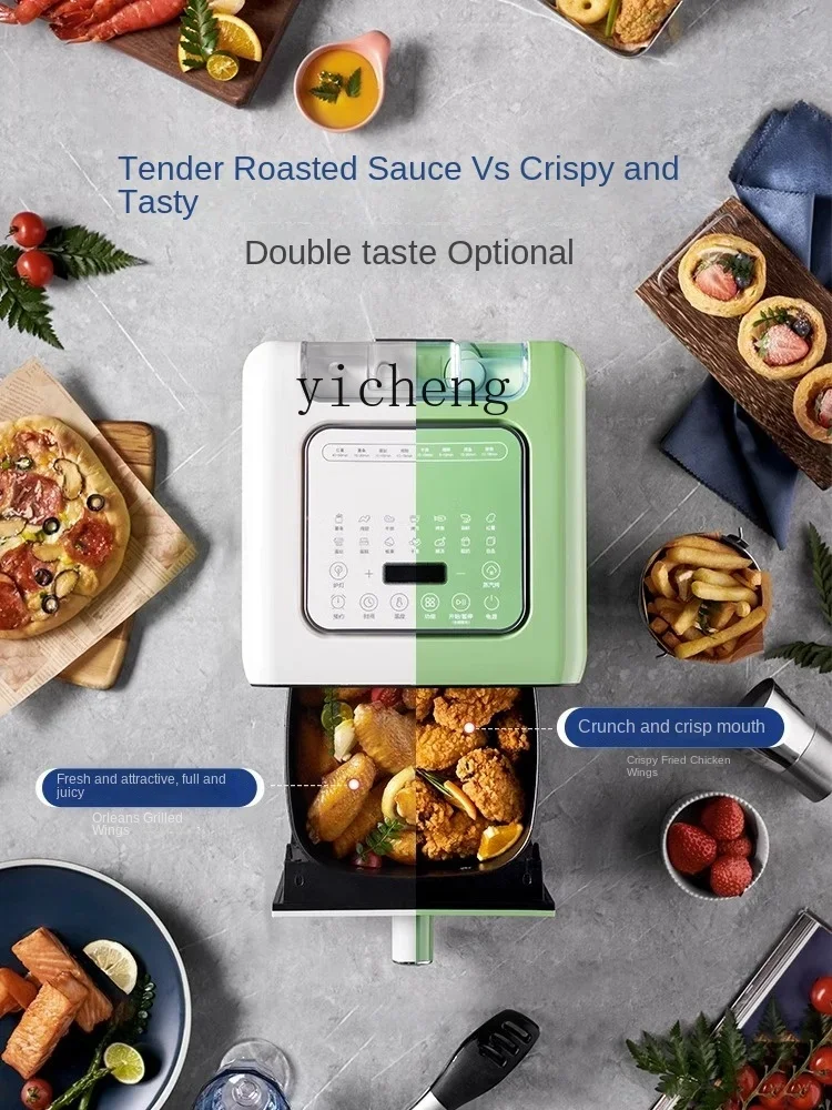 Air Fryer Household Large Capacity Fryer Multi-Functional Small Visualization Deep Frying Pan