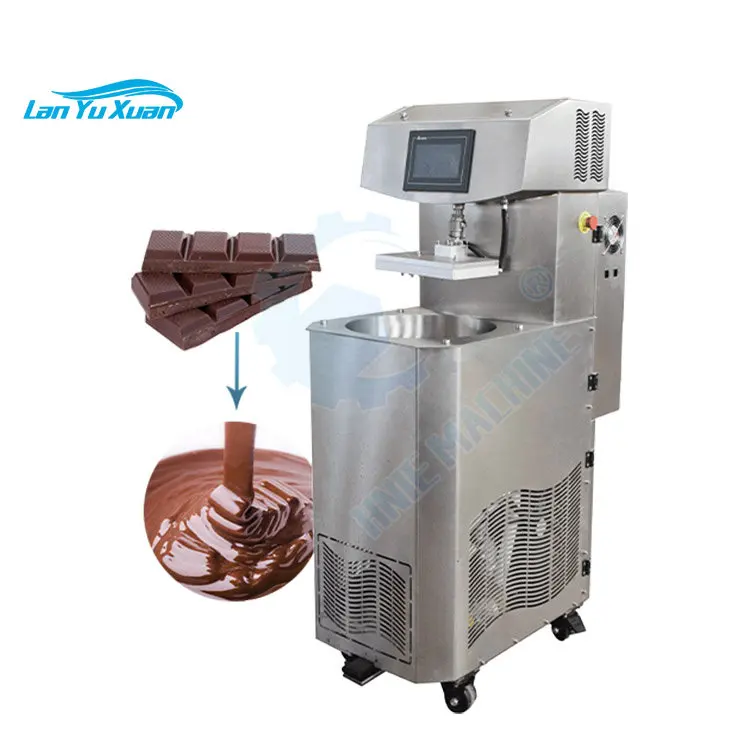 Multifunctional Industrial Automatic Continuous Price Mini Small Coating Melt Chocolate Temper Machine