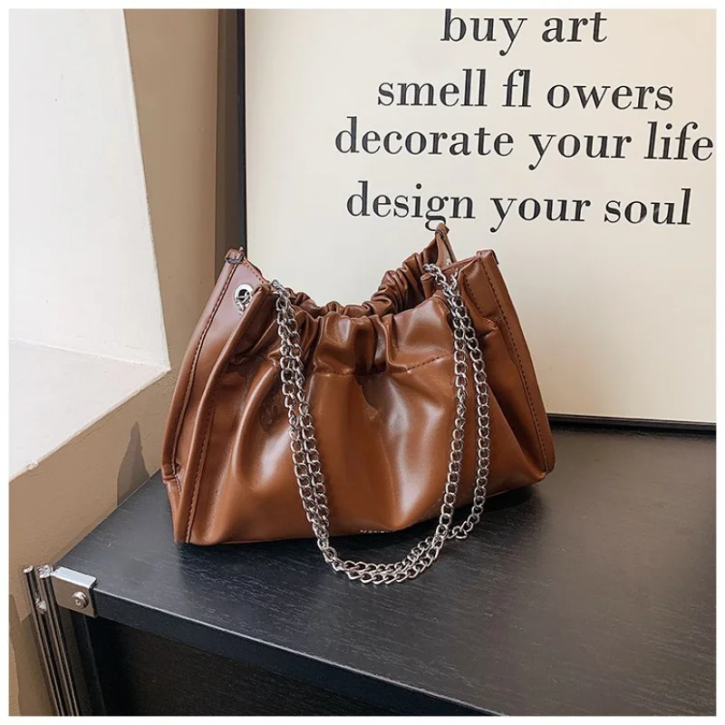 

Модная женская сумка из тонкой кожи, повседневная, модная, просторная, мягкая, повседневная, современный вид ​