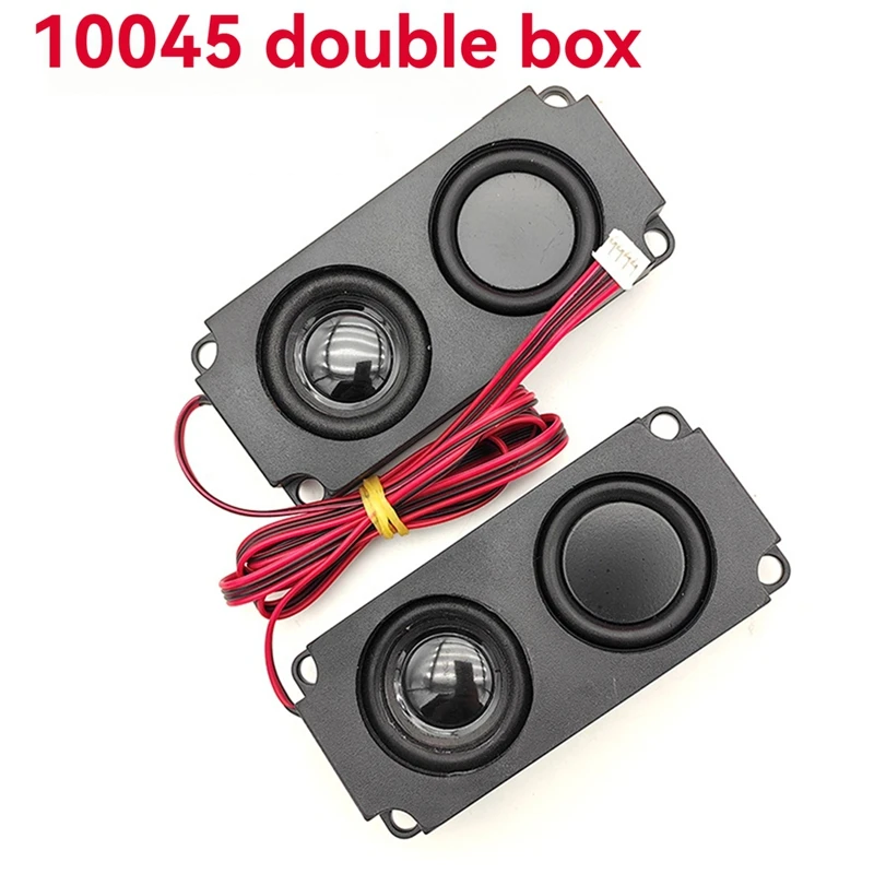 2Pcs Compact Square Speakers Sound System 45100 Speaker Ideal For Home Audio & Portable Use