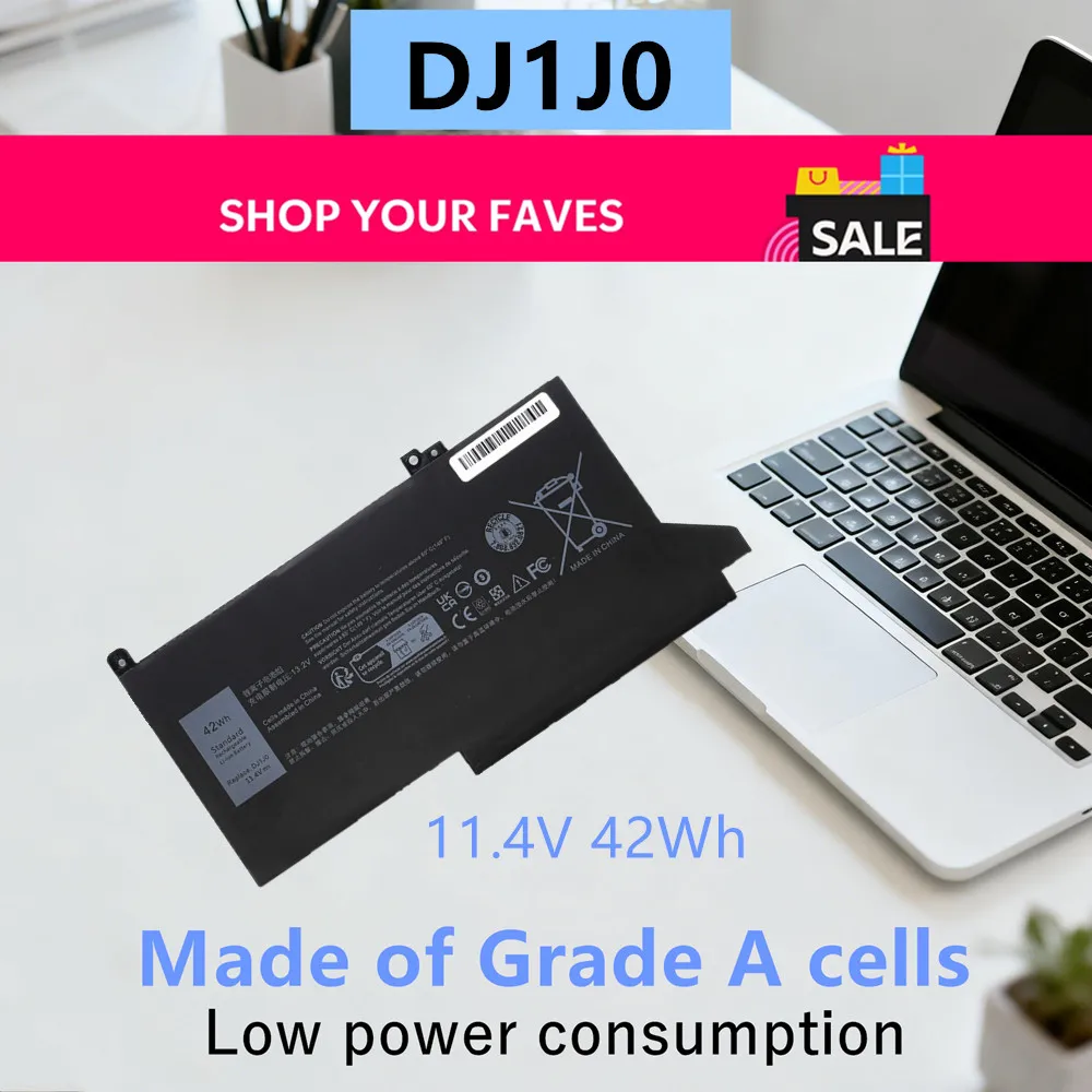2X39G Laptop Batterij Voor Dell Latitude 14 7480 7490 E7480 E7490 12 7280 7290 E7280 E7290 13 7380 7390 E7380 E7390 F3YGT DJ1J0